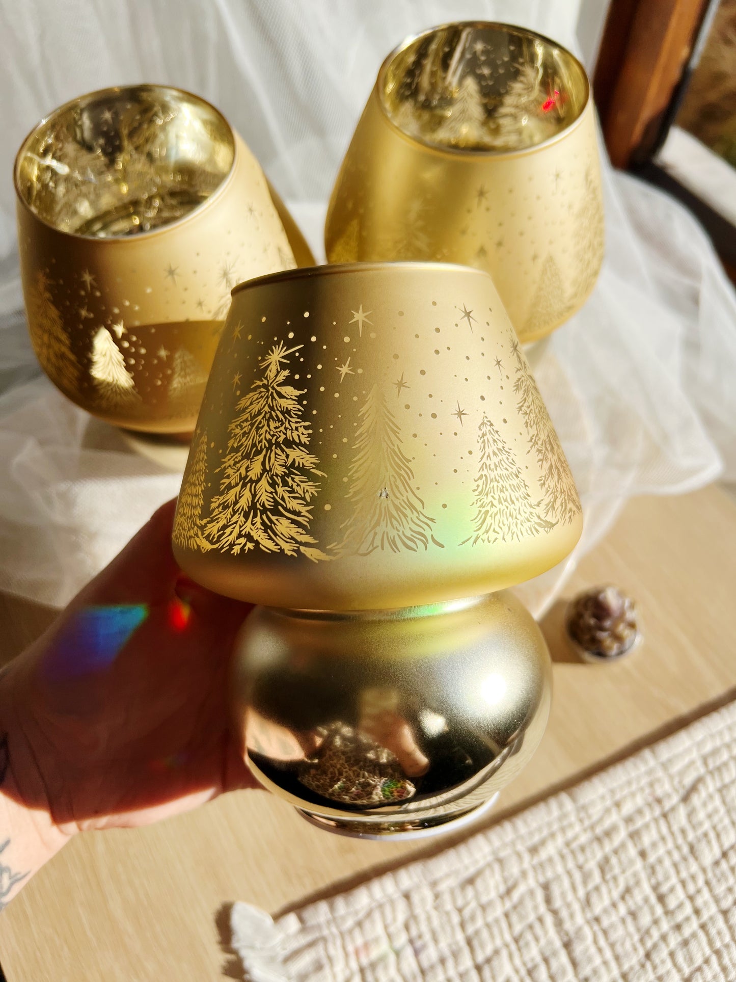 Julelampe i Gull – Bright Xmas (15 cm)