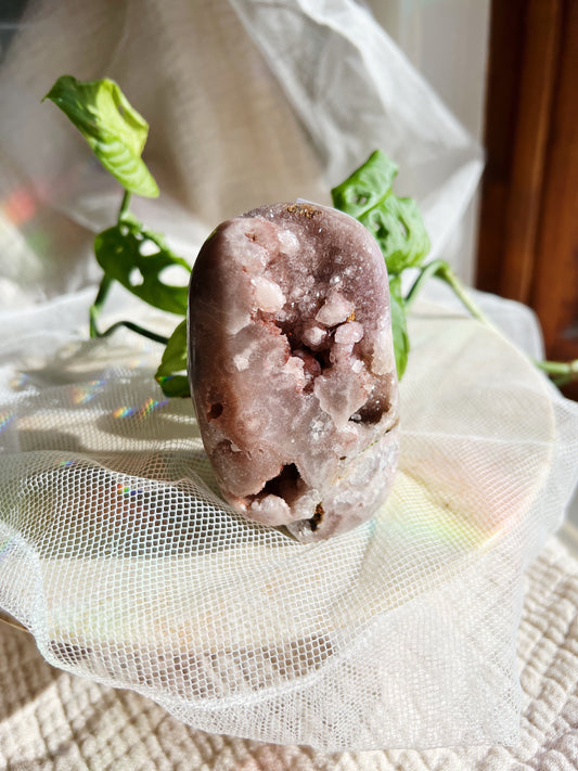 Rosa Ametyst Geode – 416g