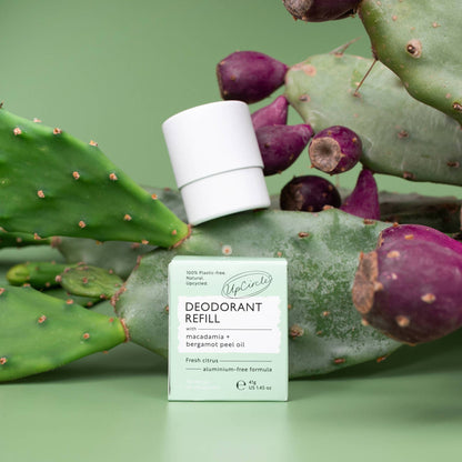 Plastfri Deodorant Refill med Macadamia + Bergamot (uten etui)