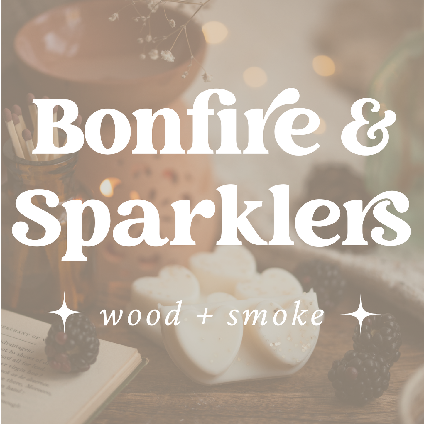 Bonfire & Sparklers Heart Wax Melts