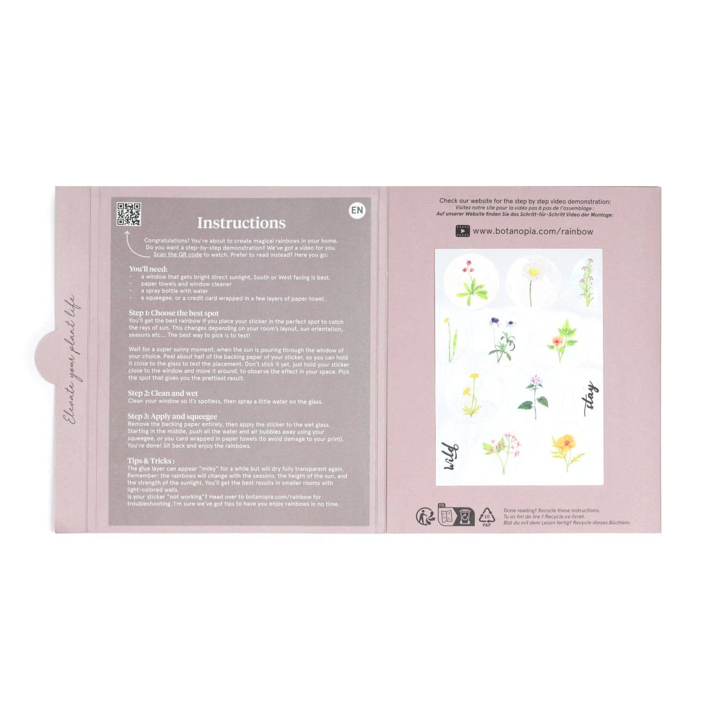 Suncatcher - Stay Wild (8 mini)