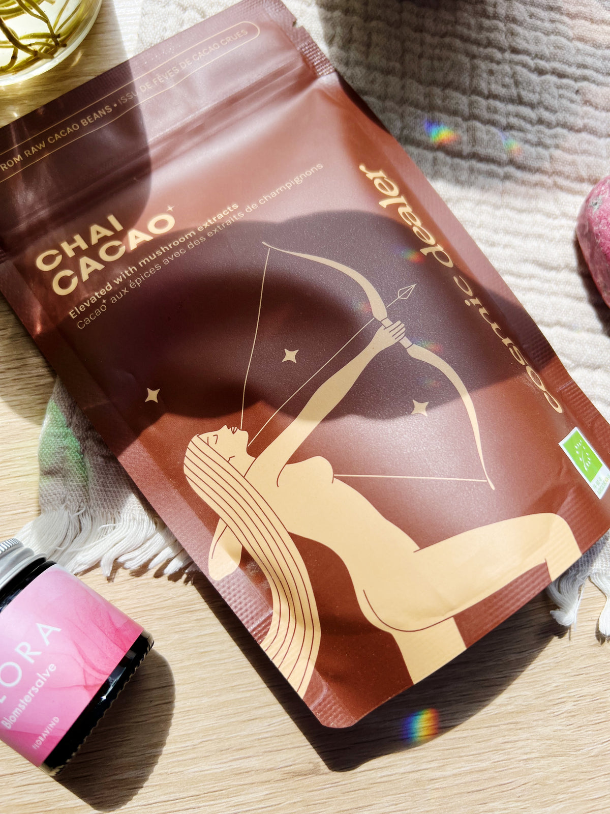Chai Kakao med Medisinsk Sopp - Lion's Mane, Reishi & Maitake (120g)