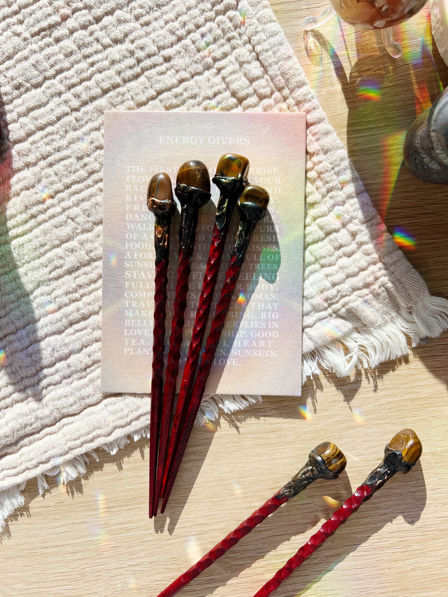 Tigerøye Hårnål - Liten