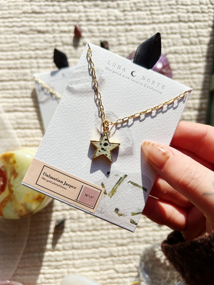 Starstruck Jasper Halskjede - Dalmatiner Jaspis