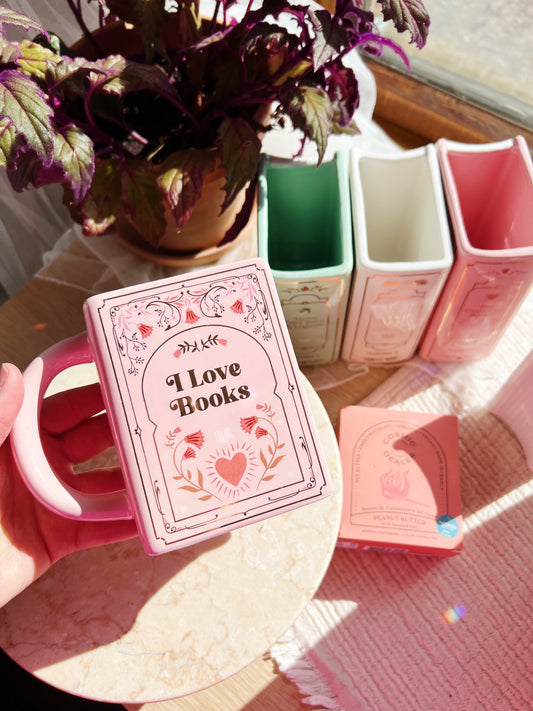 I Love Books Bokformet Kopp