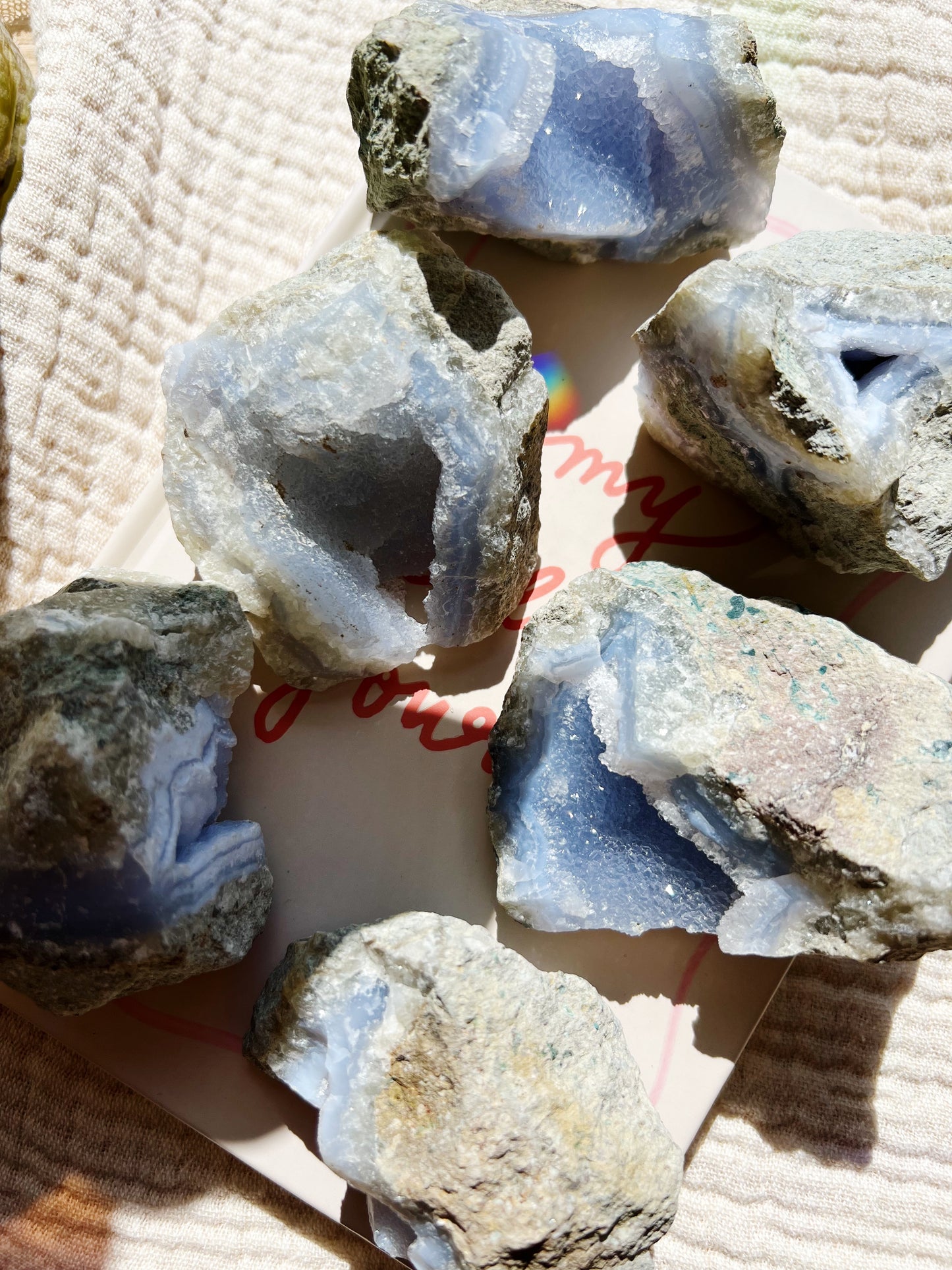 Blue Lace Agat Geode 180g