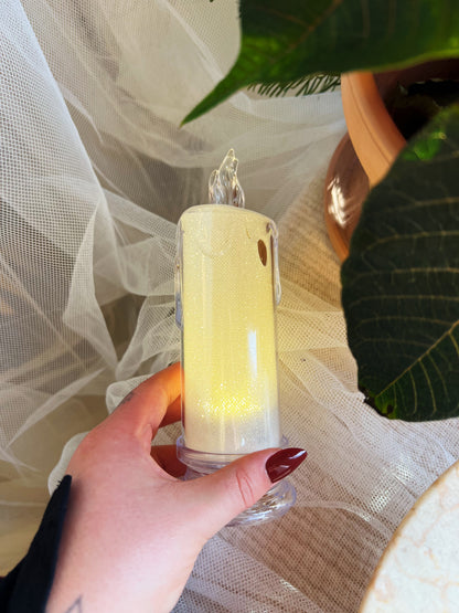 Cozy Glow LED Tradisjonelt Stearinlys – Stor