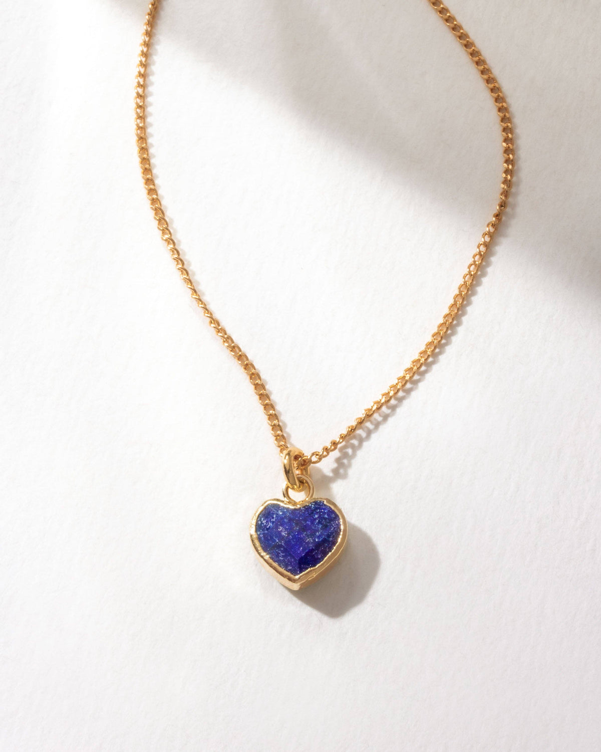Precious Heart Halskjede med Safir