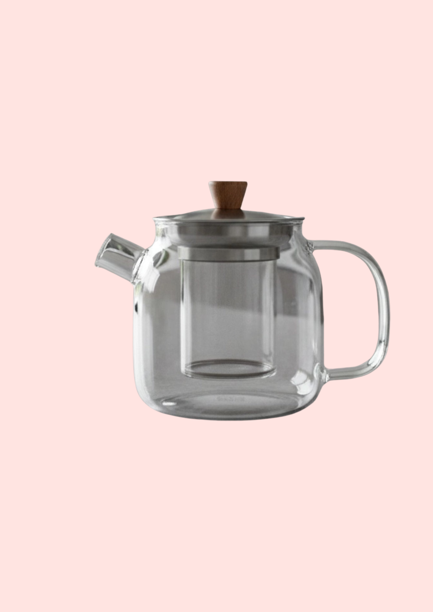 Tekanne i borosilicatglass med sil – 550 ml