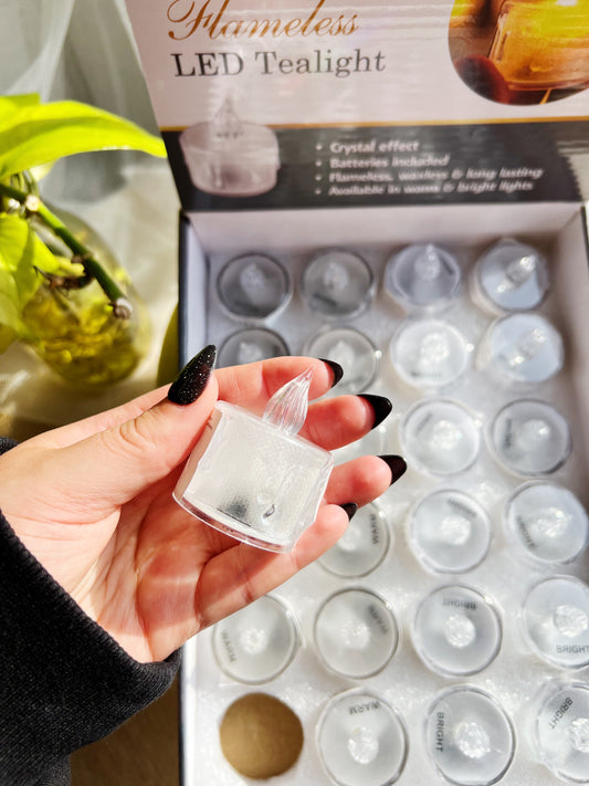 LED Telys – Varmt eller Klart lys