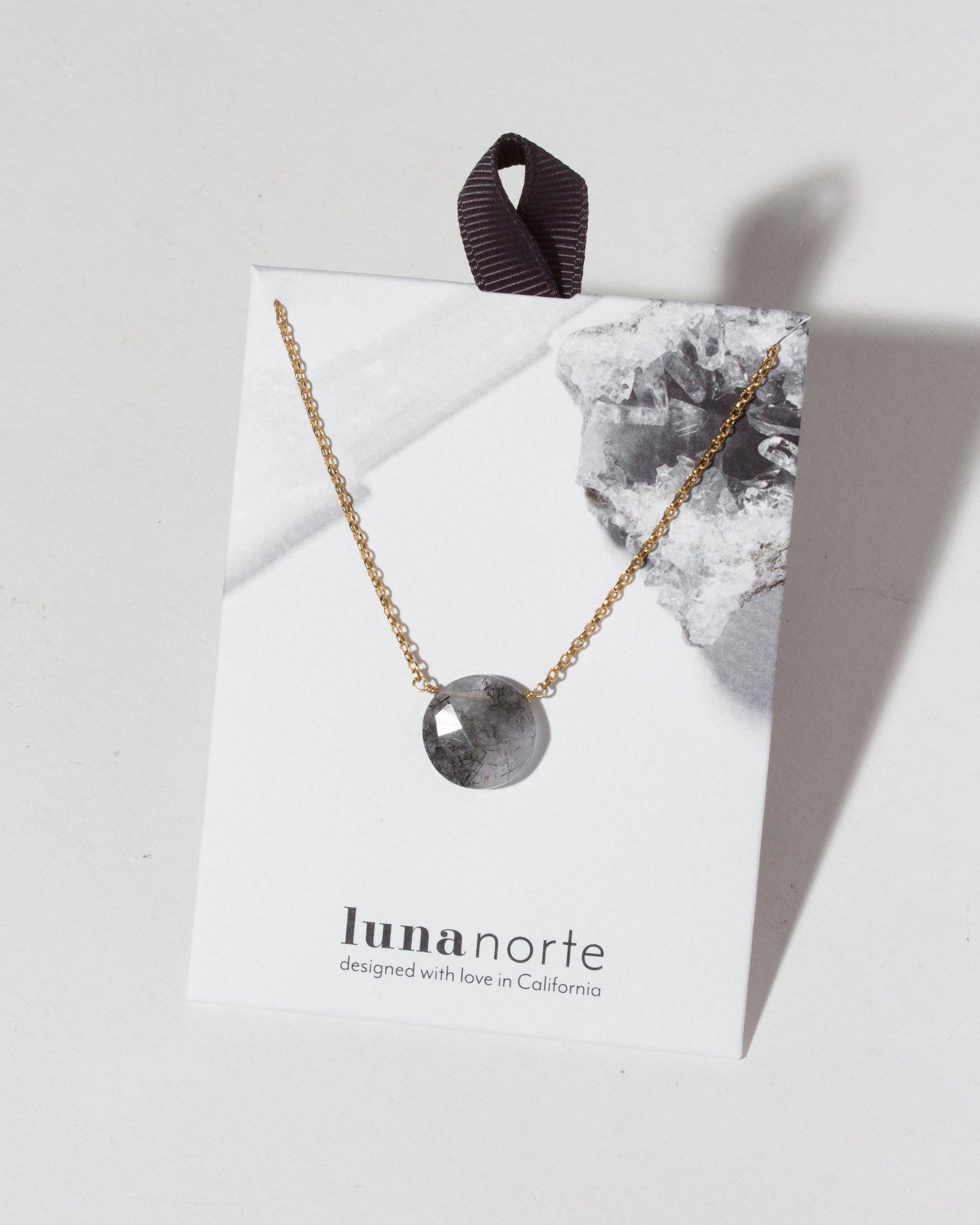 Gem in the Moon Halskjede - Tourmalinated Quartz