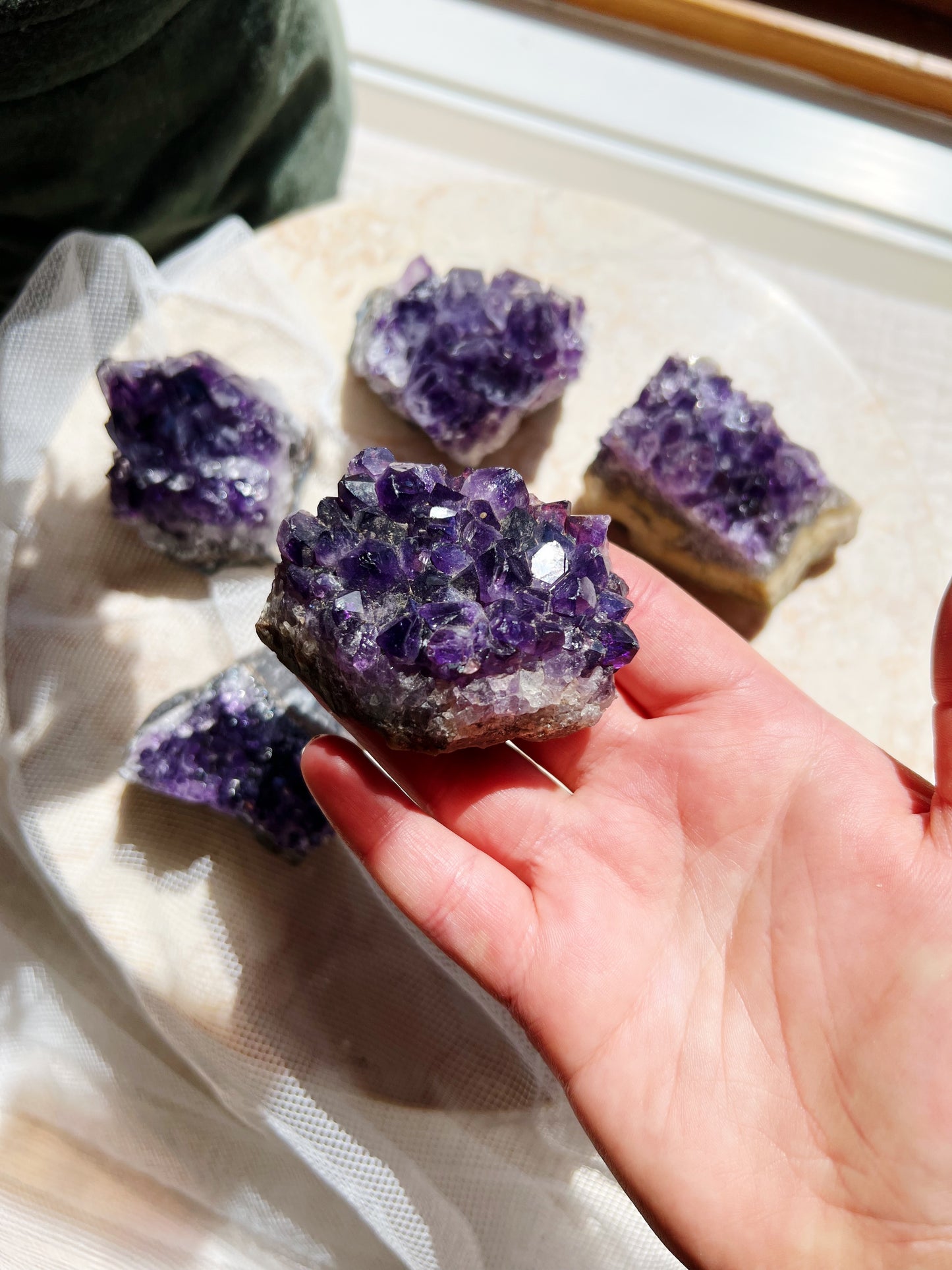 Ametyst Krystall Geode