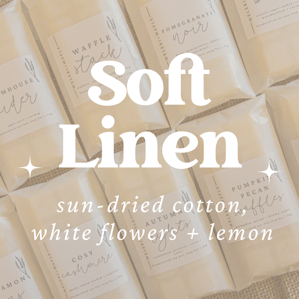 Soft Linen Snap Bar Wax Melt