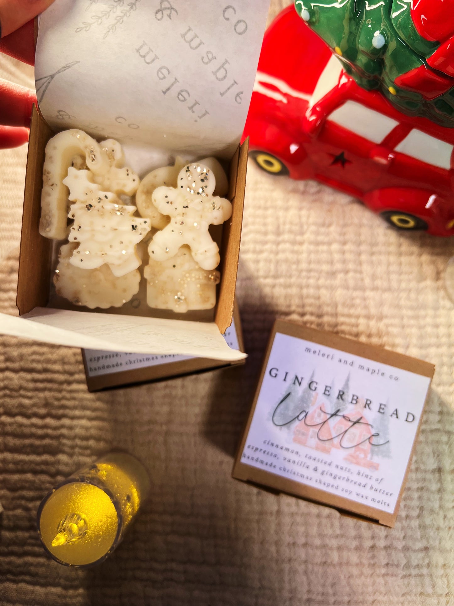 Wax Melts juleformer – Gingerbread Latte
