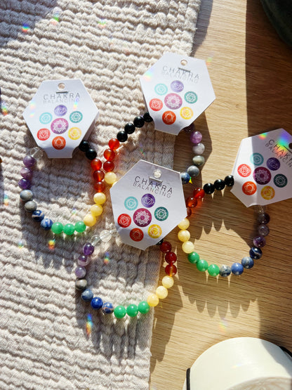 Chakra Balanserende Krystalarmbånd