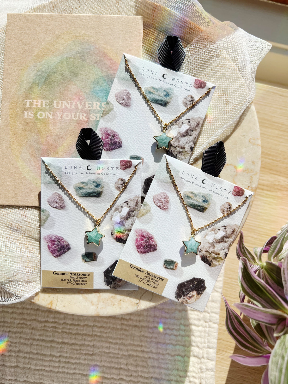 Starstruck Halskjede med Amazonitt
