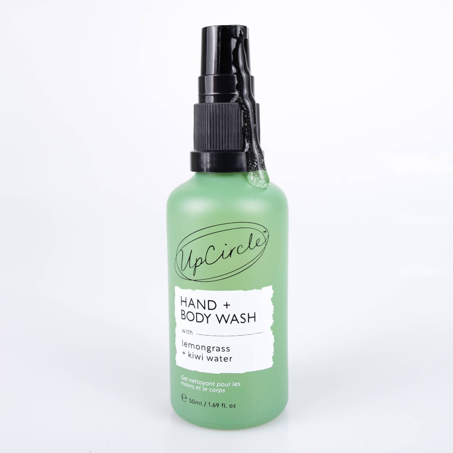 Hand + Body Wash med Kiwi Water – Reisestørrelse (50ml)