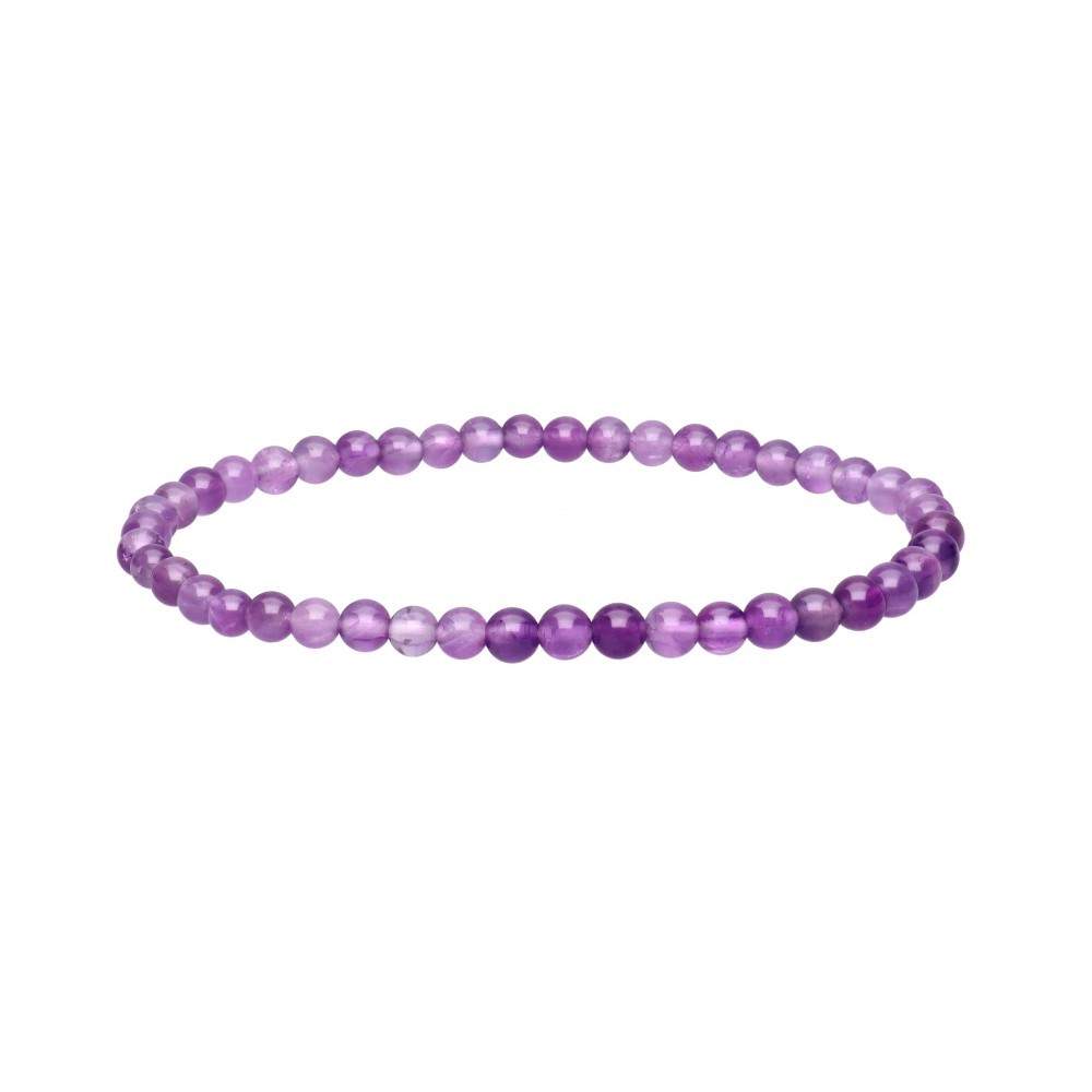 Ametyst Armbånd 4mm