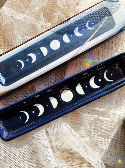 Moon Phase Røkelsesfat – Blue Moon