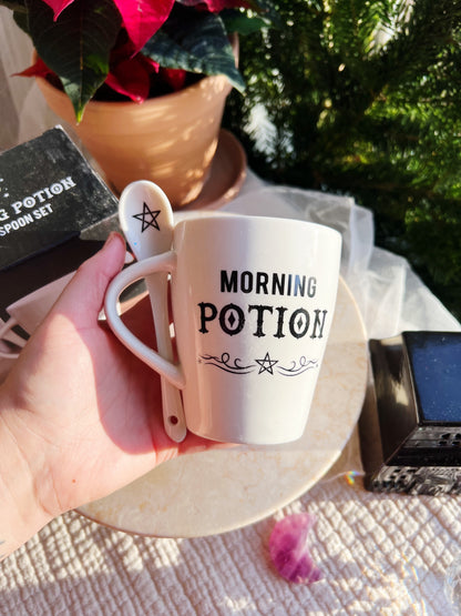 Morning Potion Kopp med skje (300 ml)