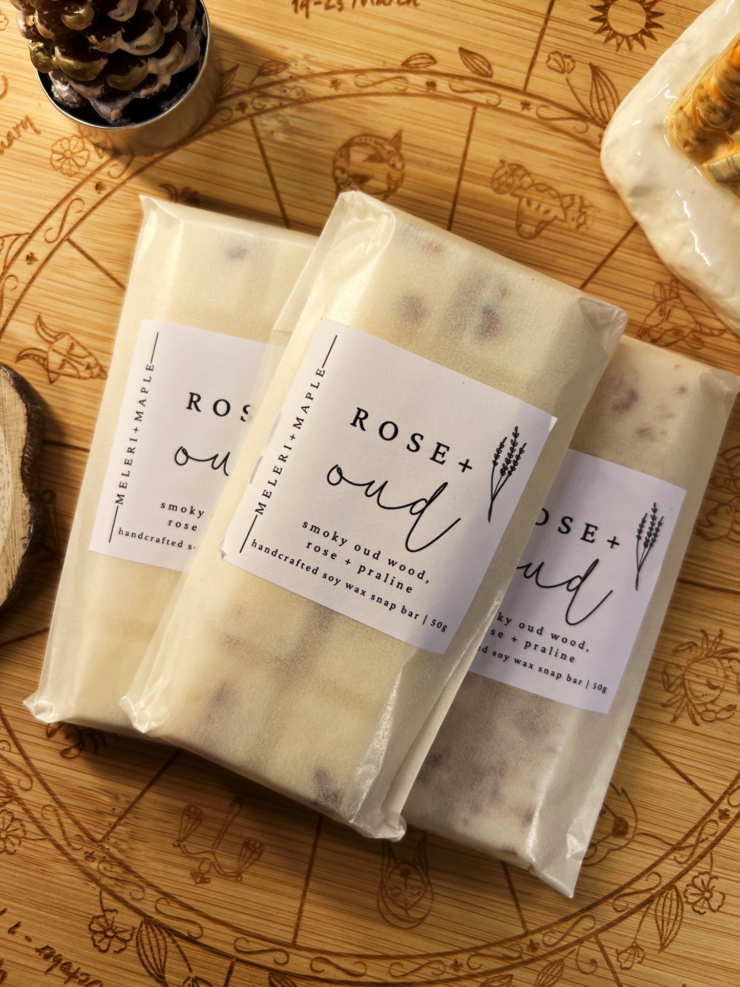 Rose & Oud Snap Bar Wax Melt