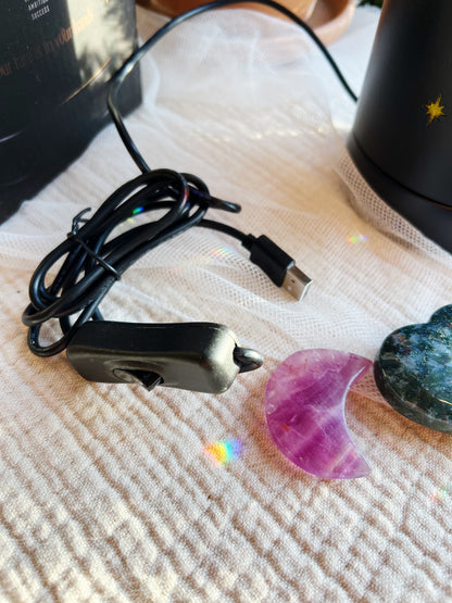 Palm Reading Elektrisk Aroma Lampe (13 x 13 x 28 cm)