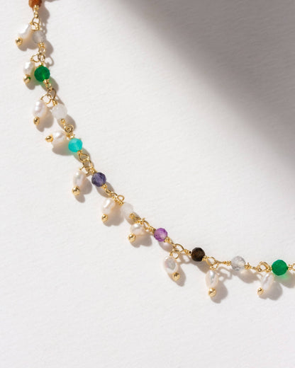 Lily of the Valley Collar Halskjede - Pastel Multistone