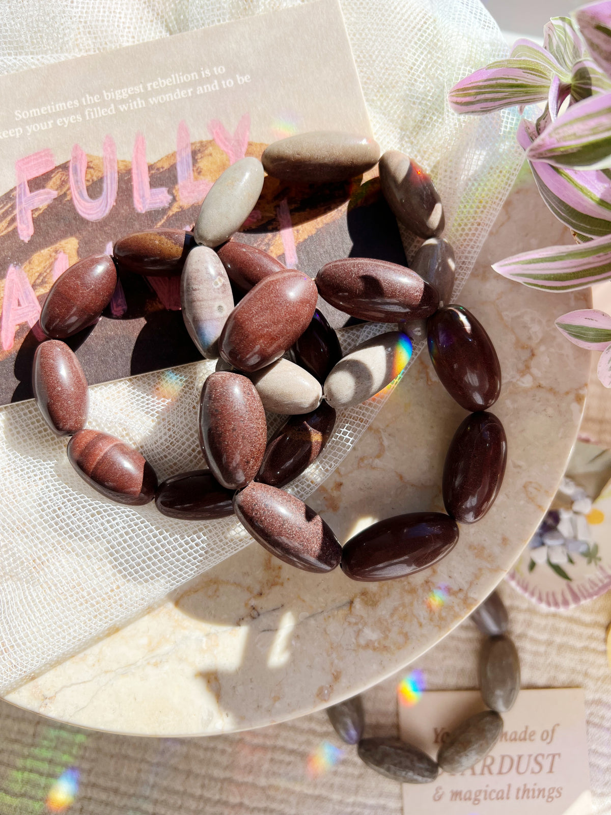 Shiva Lingam Krystallarmbånd 12 mm