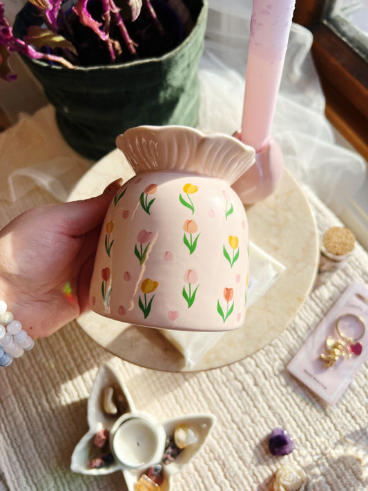 Vår Tulipan Olje og Wax Warmer Brenner