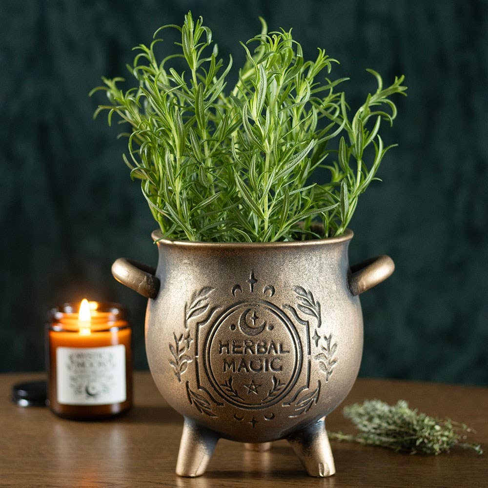 Herbal Magic Bronse Terrakotta Gryte Plantepotte