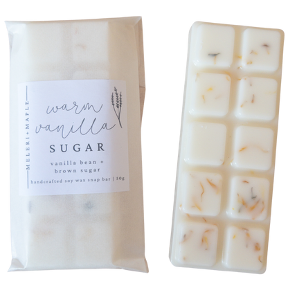 Warm Vanilla Sugar Snap Bar Wax Melt