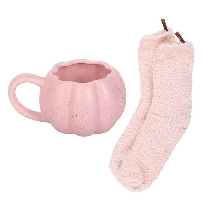 Rosa Gresskarkrus og Sokker Gavesett