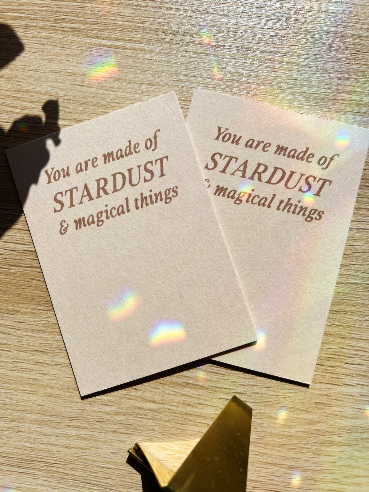 You Are Made of Stardust & Magical Things Mini - Postkort