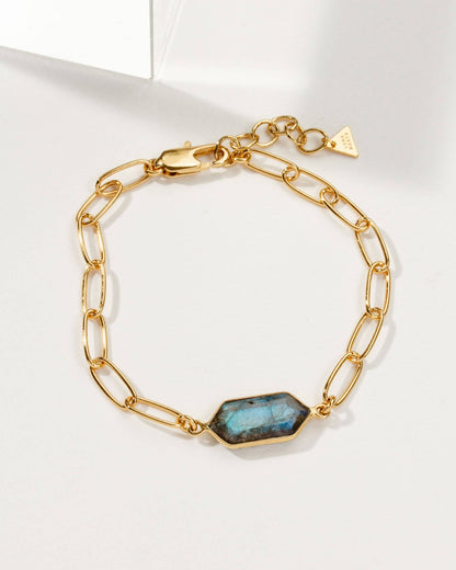 Intuition Gemstone Armbånd – Labradoritt