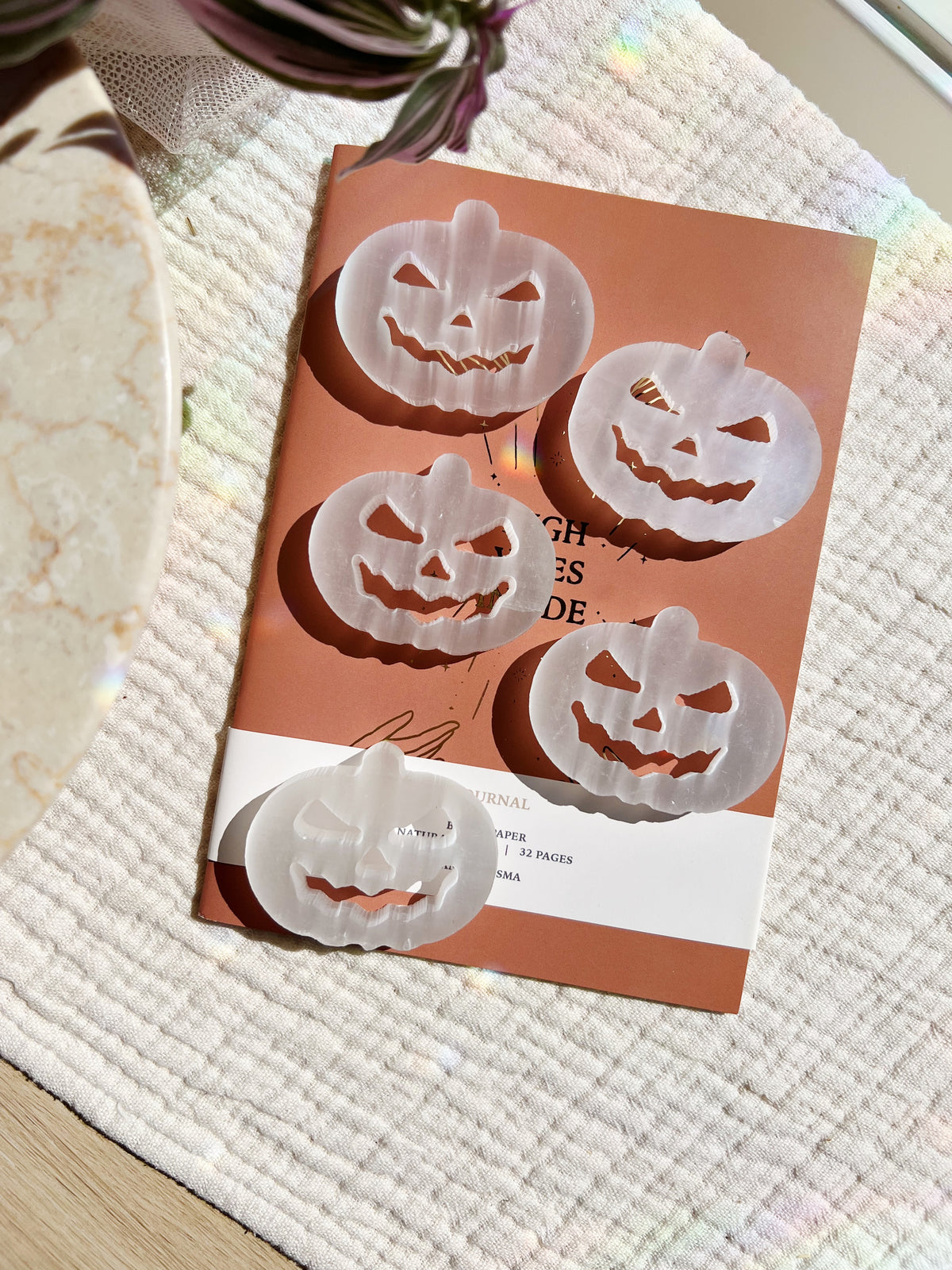 Selenitt Gresskar – Halloween Krystall