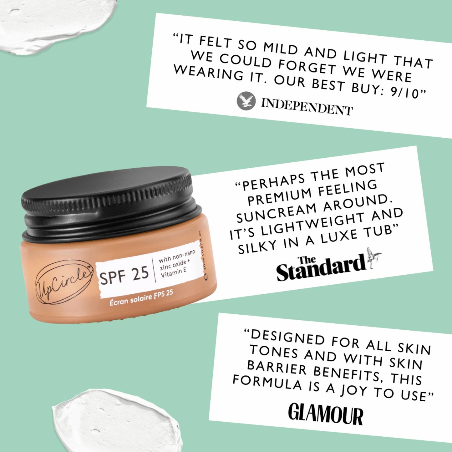 Mineral Sunscreen SPF 25 – Reef-Safe & Vegan – Reisestørrelse (20ml)