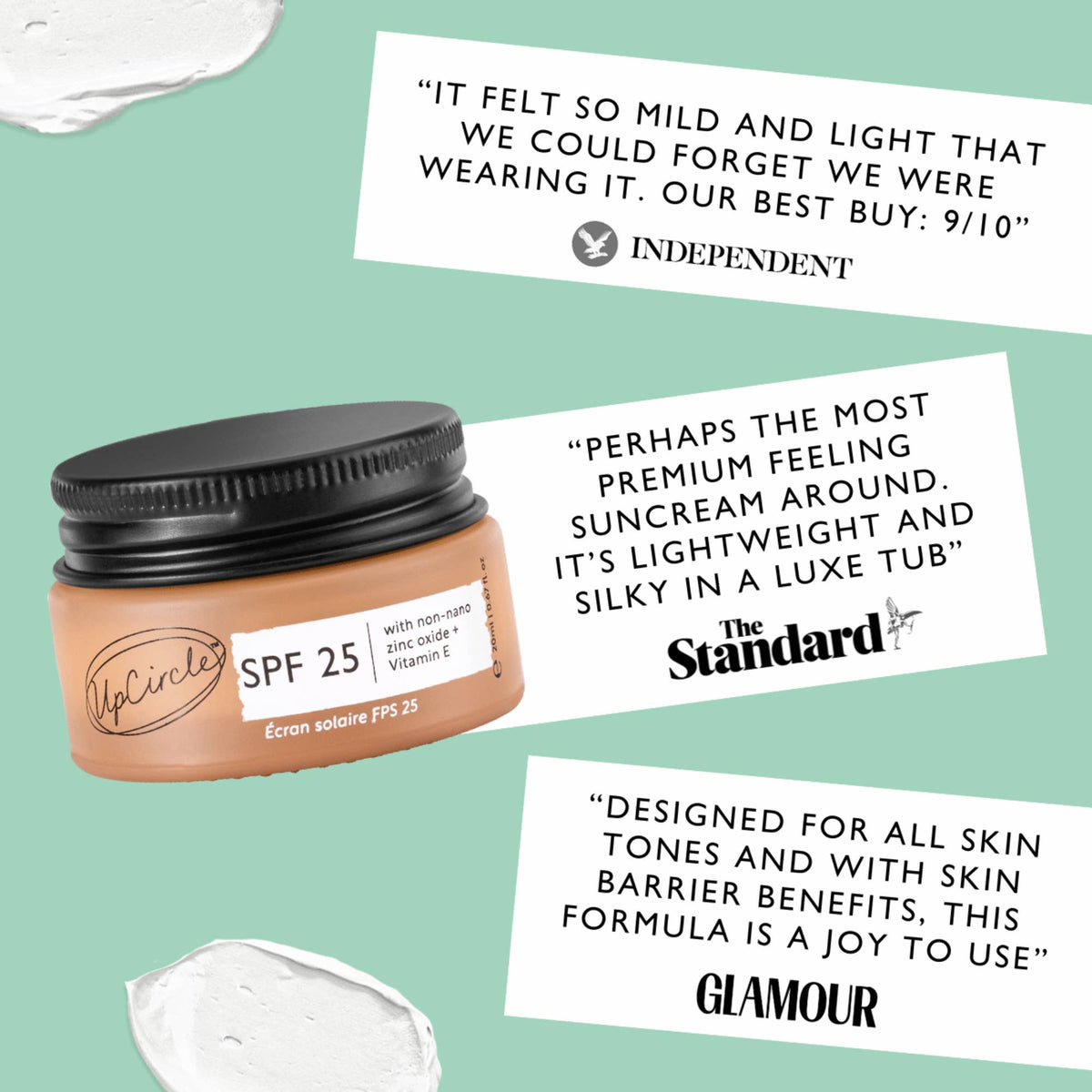 Mineral Sunscreen SPF 25 – Reef-Safe & Vegan – Reisestørrelse (20ml)