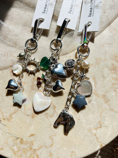 Mystery Plukk Veske-charm – Sølv