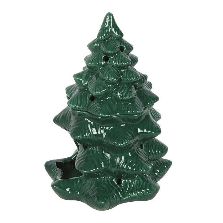 Winter Wonderland Wax melt brenner – Grønn Julegran i Keramikk