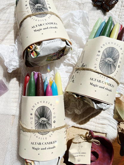 Alterlys Ritualsett – 12 lys for 12 energier