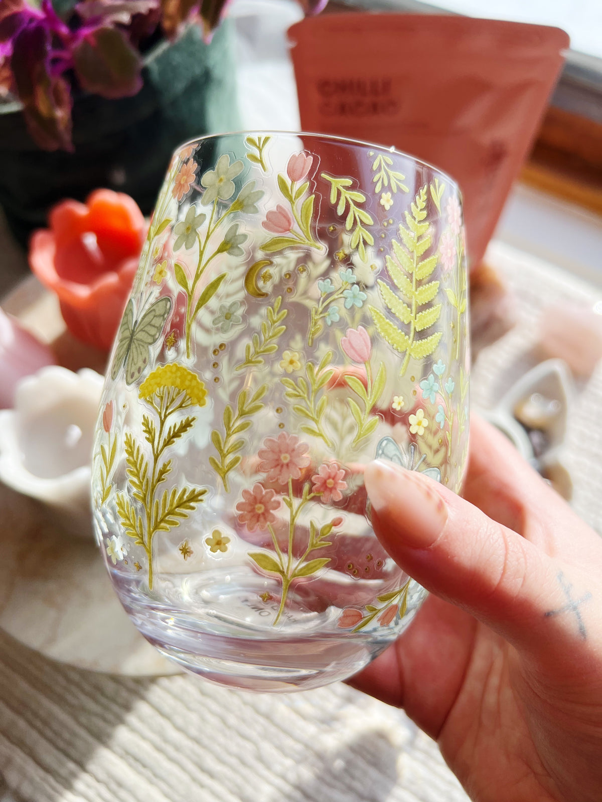 Luna Bloom Blomster Glass