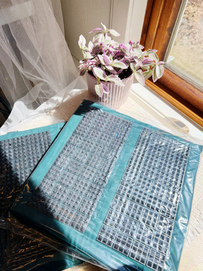 VITAL Akupressursmatte for Føttene SPIKY | Teal