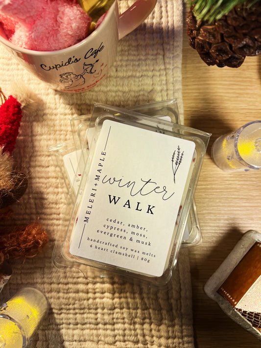 Winter Walk Heart Wax Melt