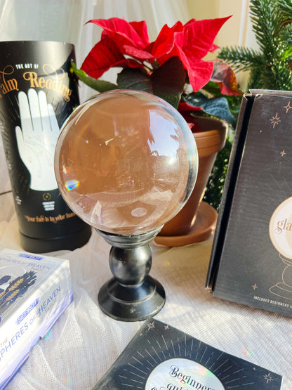 Stor Krystallkule med stativ