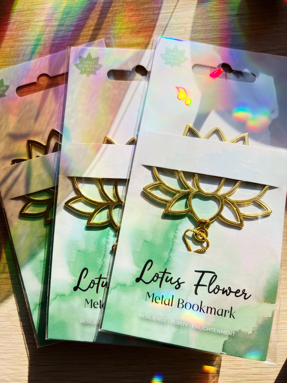 Lotus Bokmerke i Metall