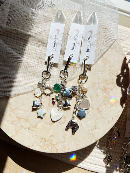 Mystery Plukk Veske-charm – Sølv