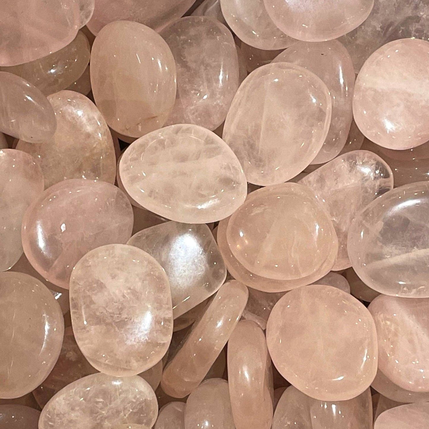 Rosenkvarts Flat Krystall