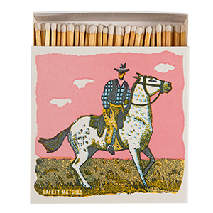 Pink Cowboy Luxury Fyrstikker