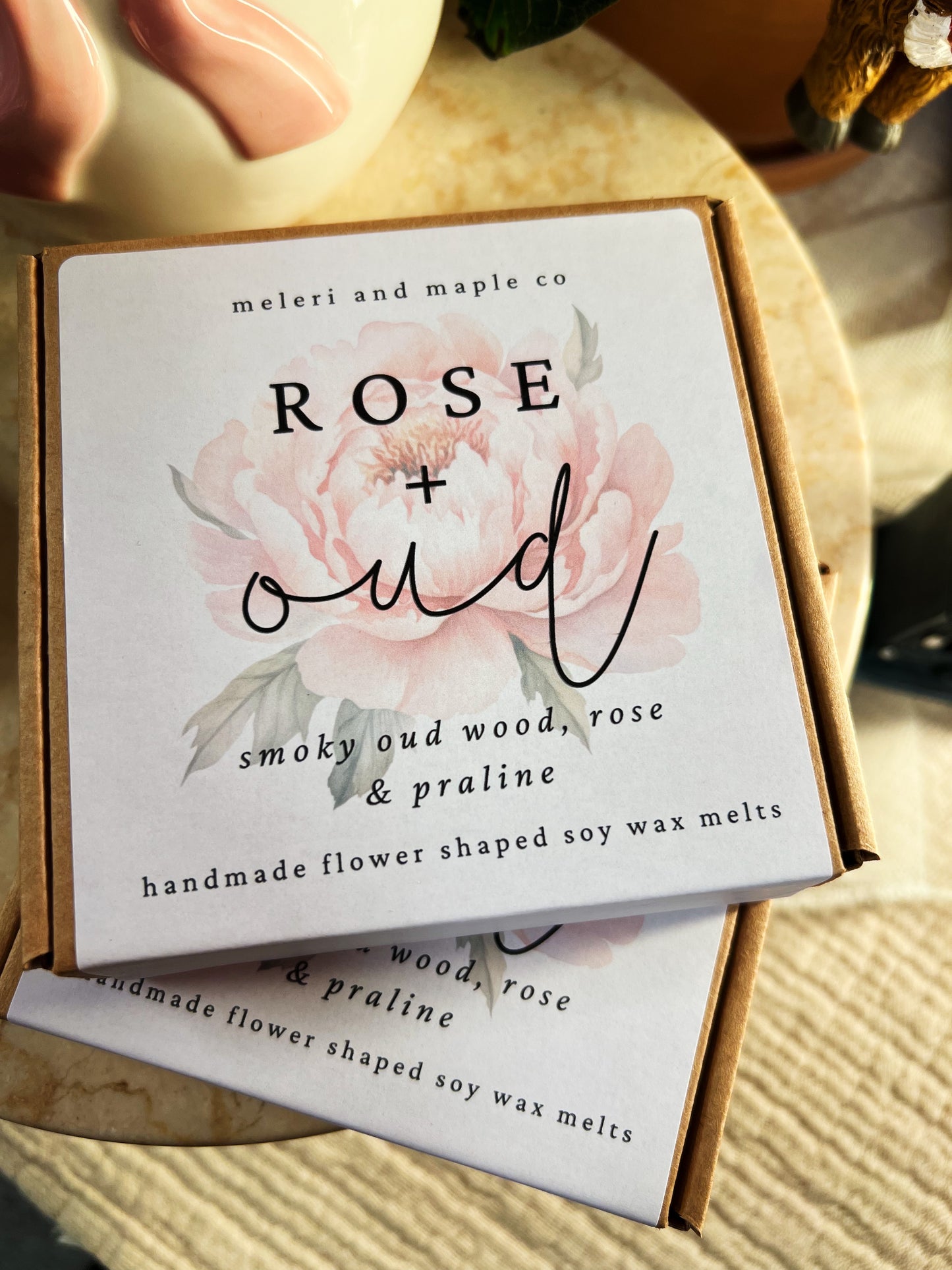 Floral Wax Melts - Rose & Oud