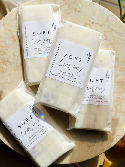 Soft Linen Snap Bar Wax Melt
